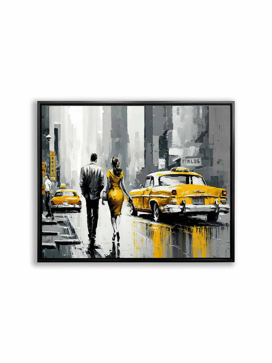 Wall Art-Vintage New York Scene-Canvas Print-1