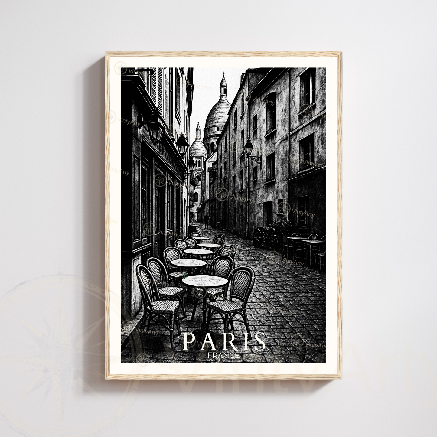 Affiche Paris | Poster Montmartre - Sacré Cœur | Affiche France-0