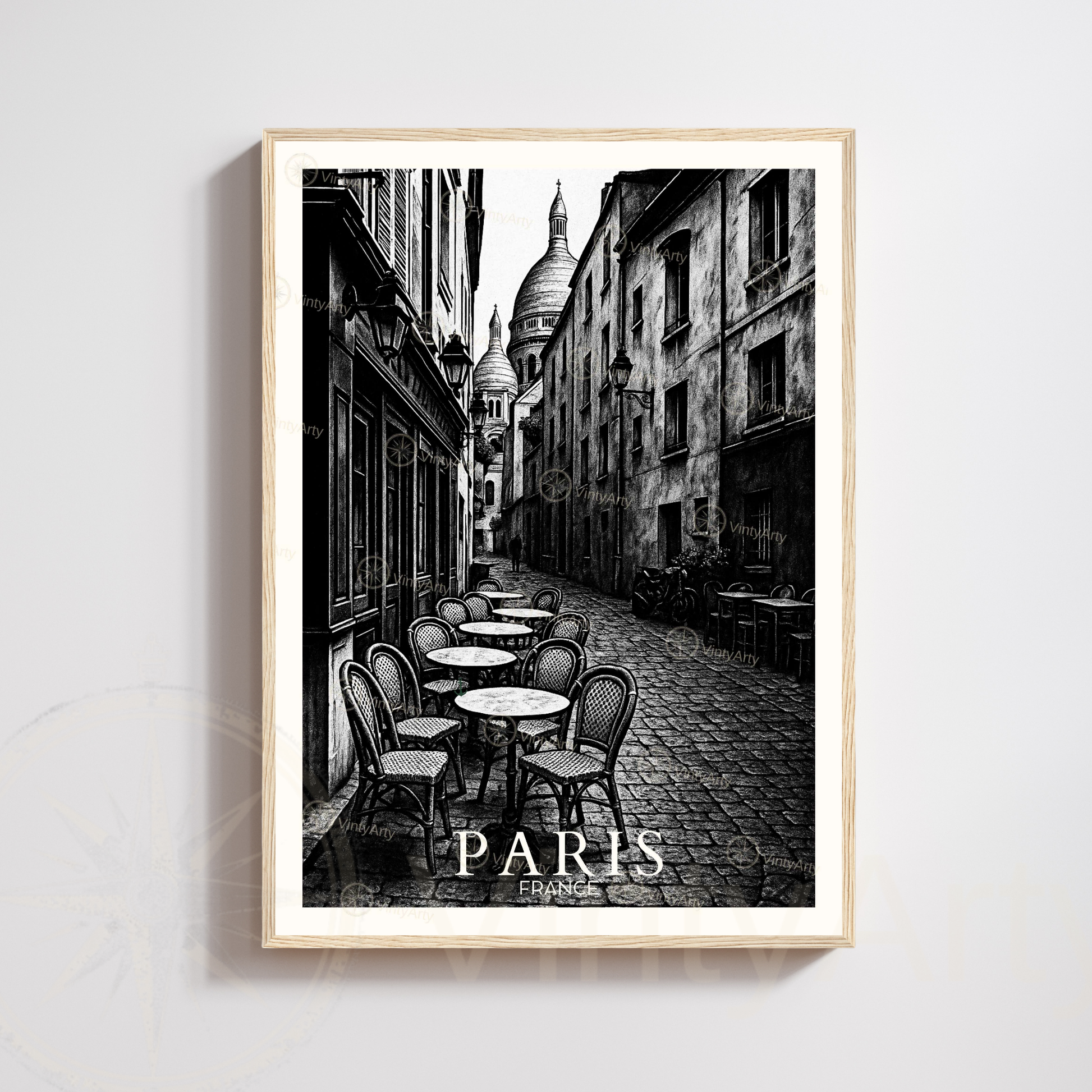 Affiche Paris | Poster Montmartre - Sacré Cœur | Affiche France-0