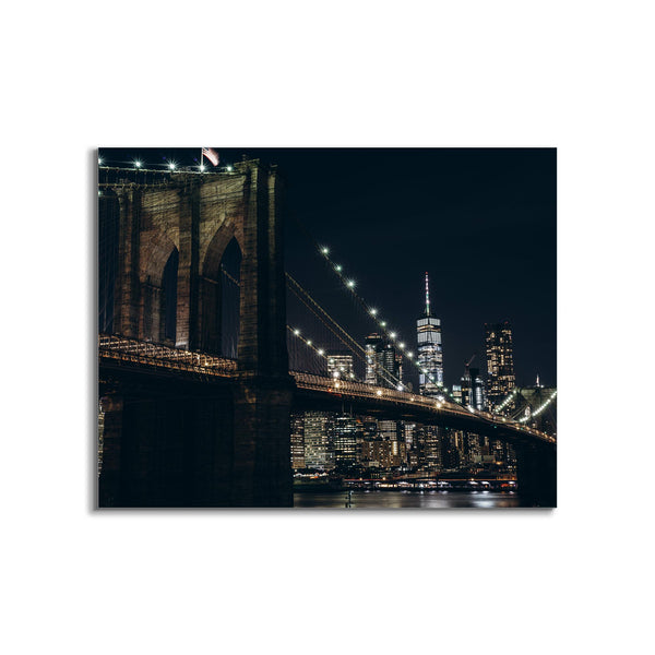 Cities Skyline-NYC Bridge-Canvas Wall Decor-0