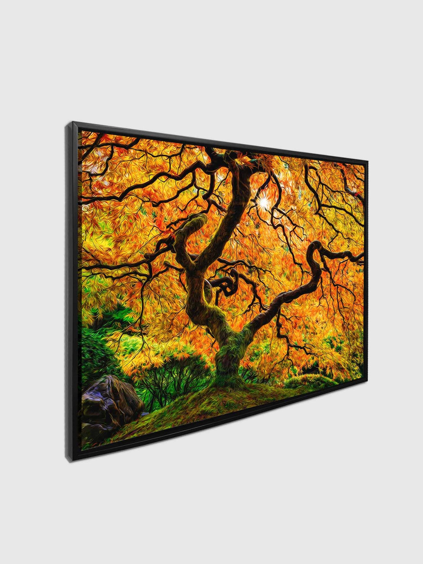 Canvas Print-Orange Tree-Nature Artwork-3