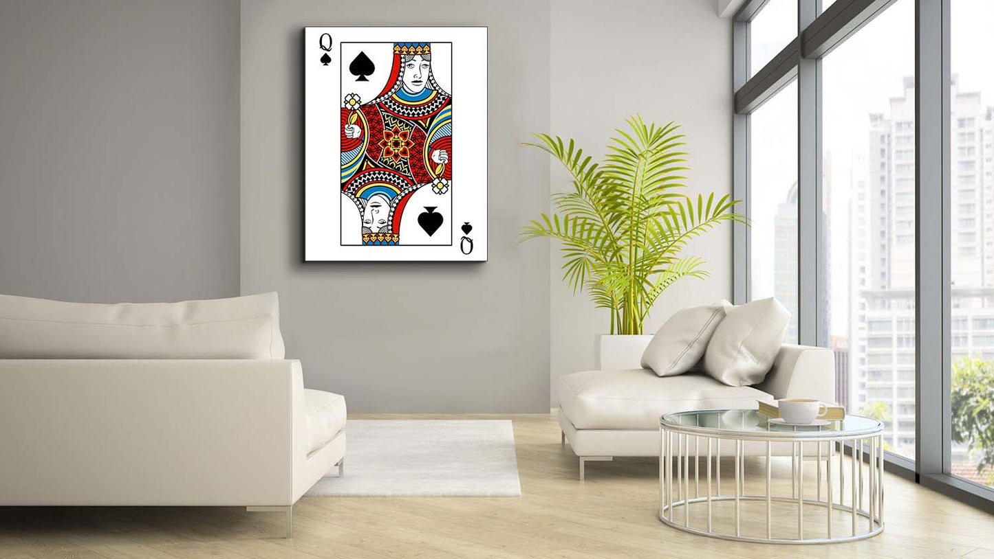 Wall art-Queen of Spades-Modern Art