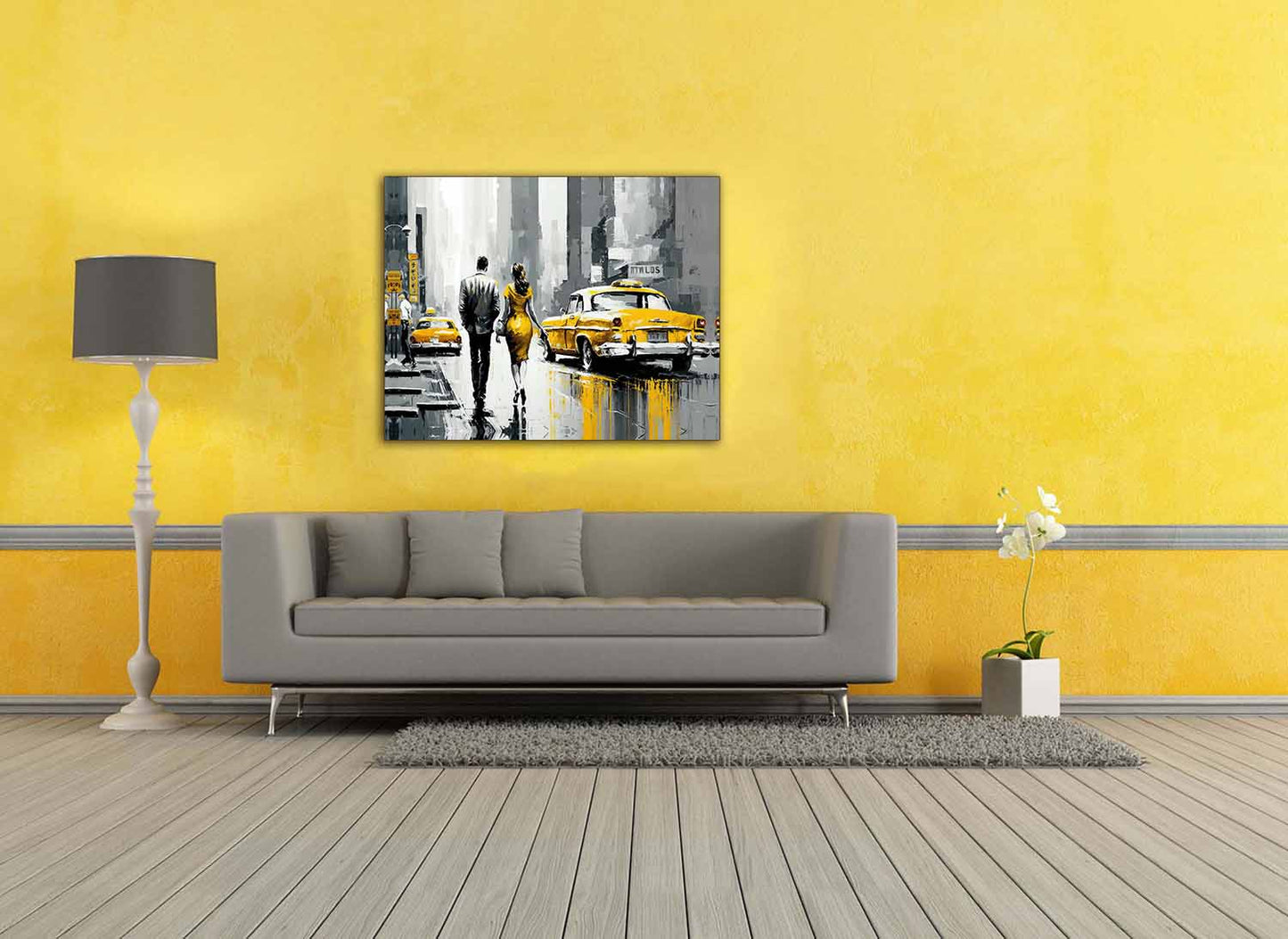 Wall Art-Vintage New York Scene-Canvas Print-3