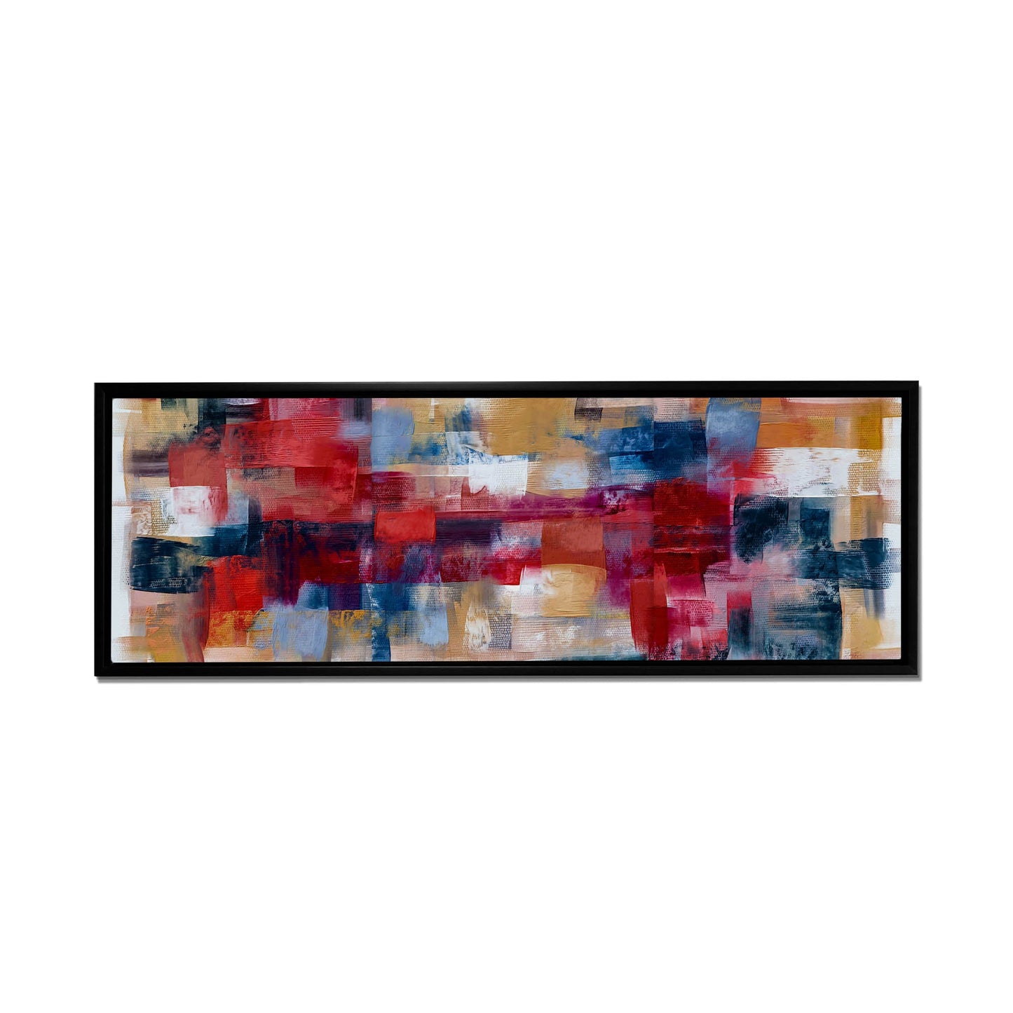 Burgoyne Abstract brushwork weaving-Large Canvas Wall art- Fine Art- RGB varnish-5