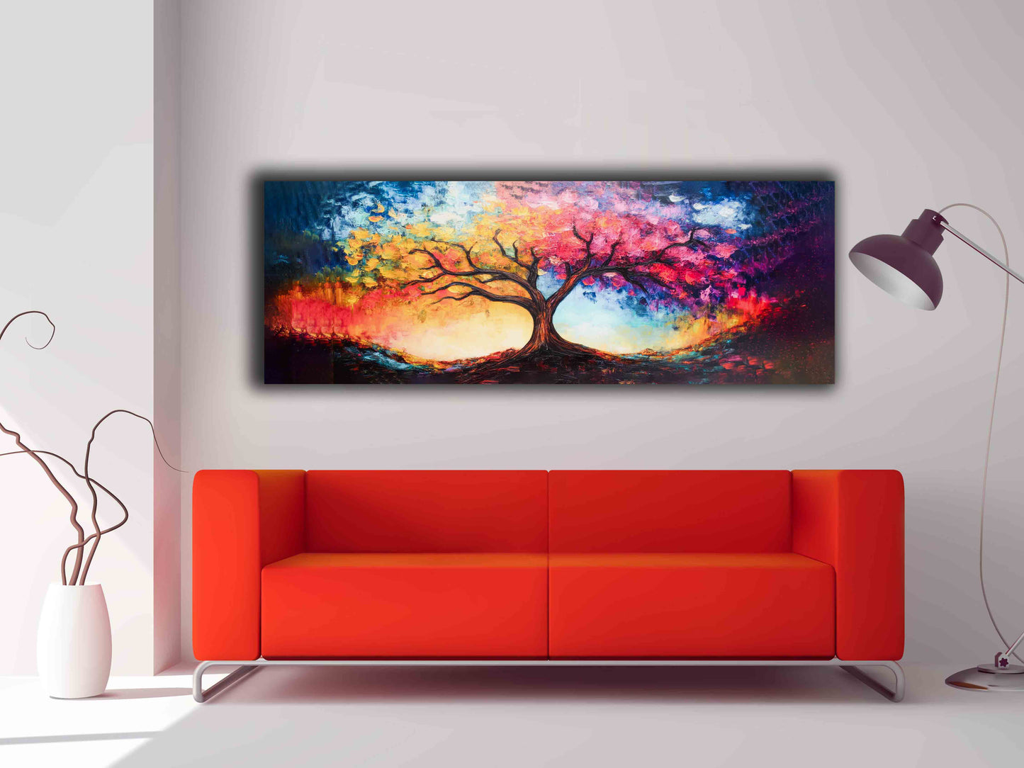 Vibrant Autmn Tree 72" x 24"-1