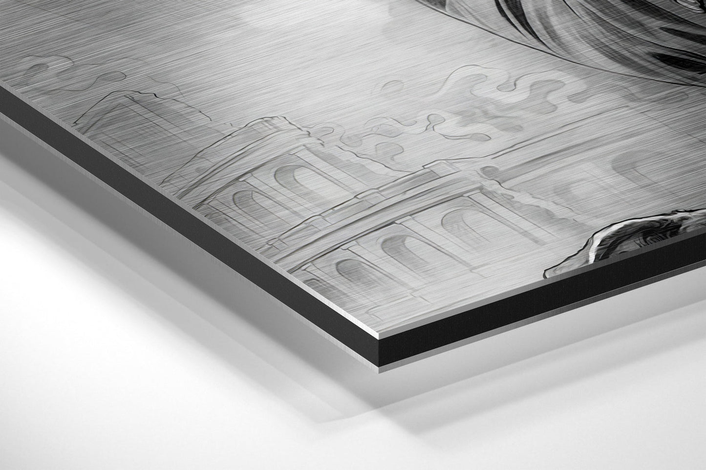 John Wick Brushed Aluminium Dibond Wall Art-1