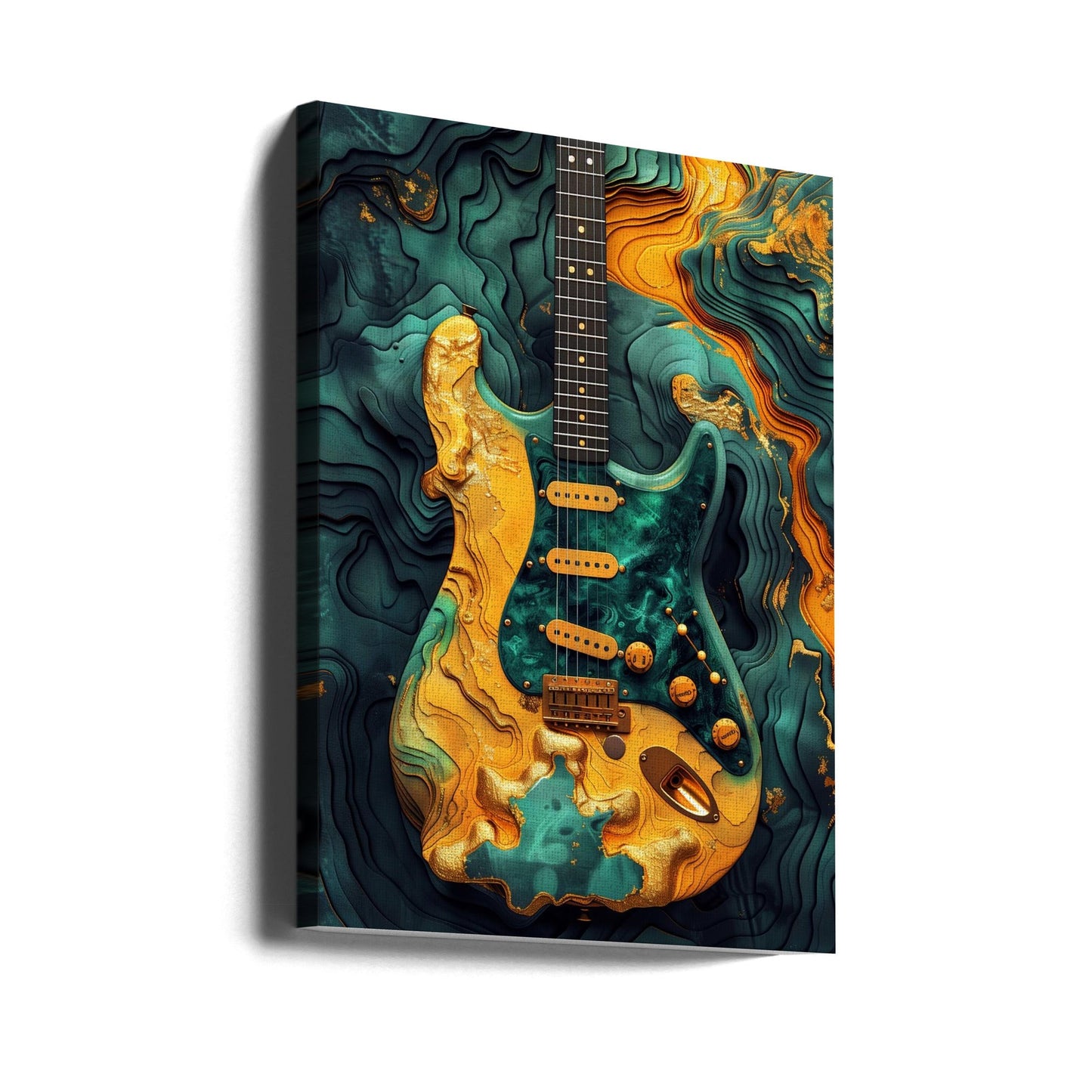 Music Guitar 1 Canvas Print-0
