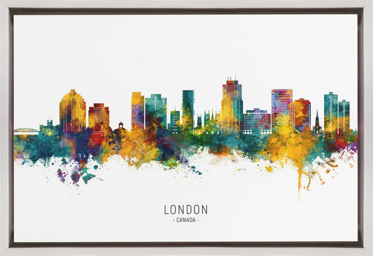 Wall art London Canada Skyline-1
