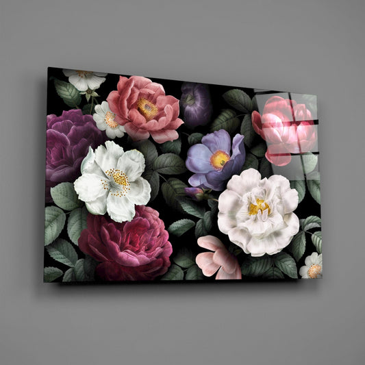 Floral Glass Wall Art-1
