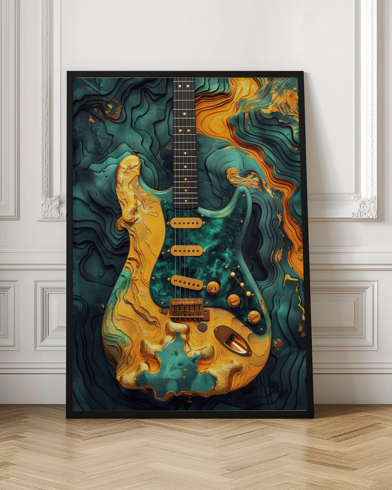 Music Guitar 1 Canvas Print-3