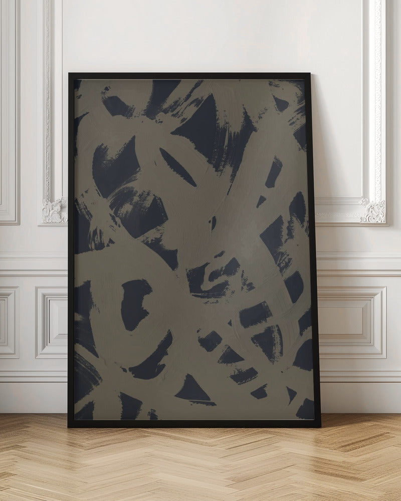 Wall art Abstract Brush Strokes 399Y-3