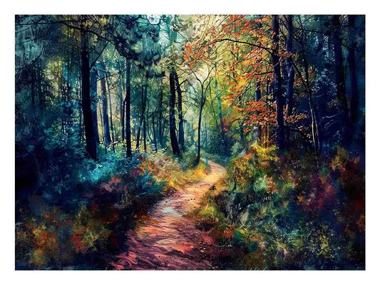 Forest Path Wall Art-0