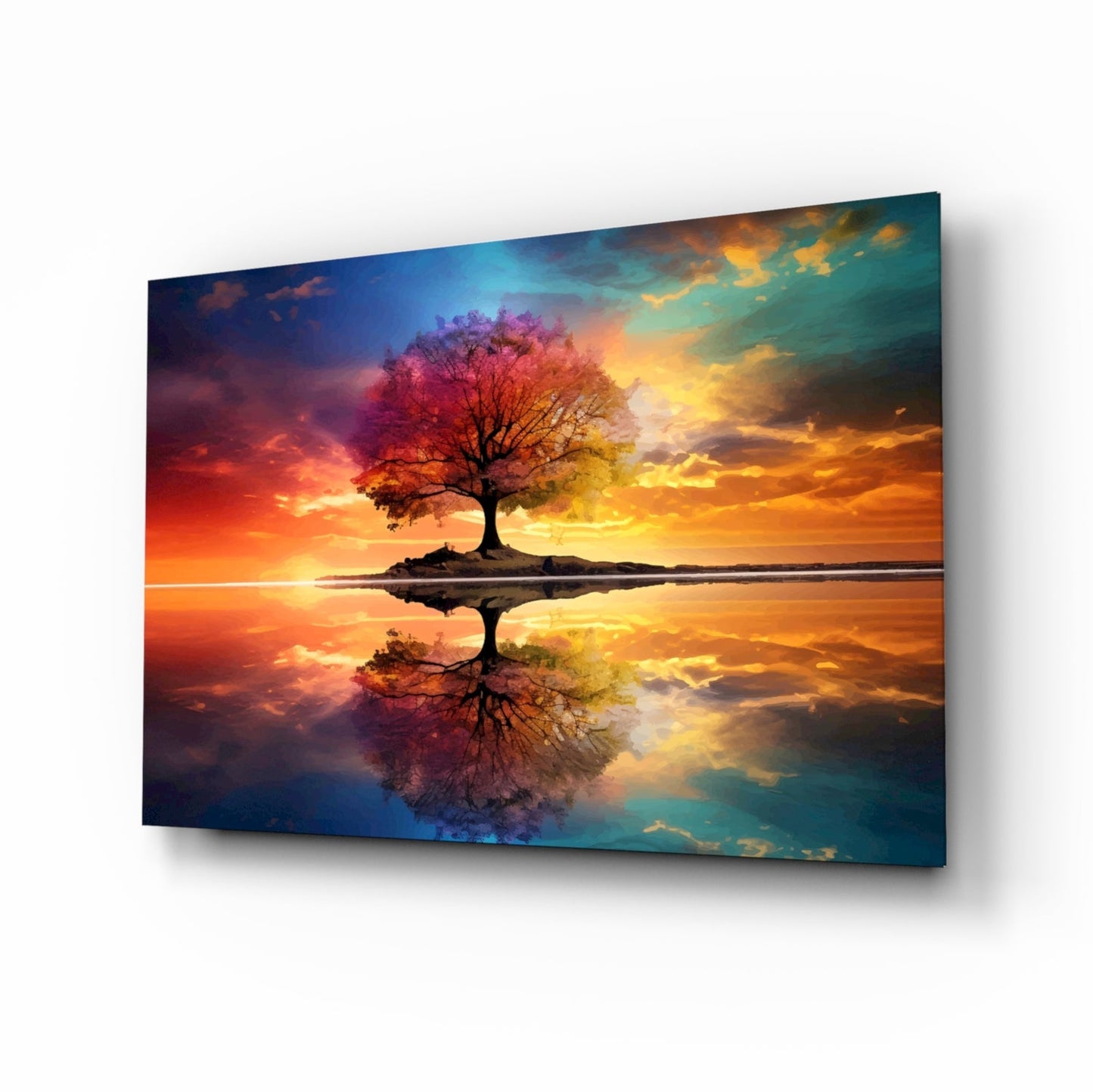 Tree Of Life Glass Wall Art-0